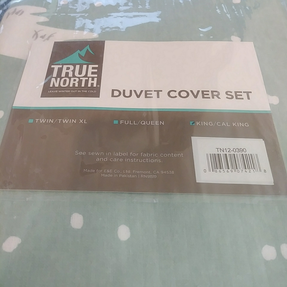 NWT True North Duvet Cover Set Aqua Penguin - Picture 4 of 8